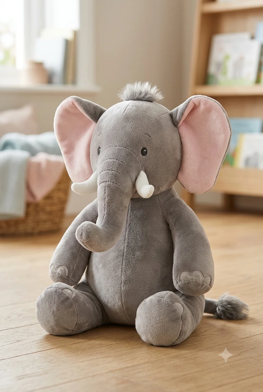 Elefante de Felpa Clásico